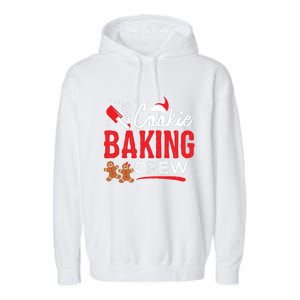 Cookie Baking Crew Family Christmas Holiday Cool Gift Garment-Dyed Fleece Hoodie