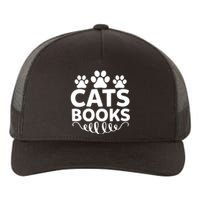 Cats Books Yupoong Adult 5-Panel Trucker Hat