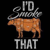 Chef Butcher Cook BBQ Cow Beef Funny Sayings Meat Lover Fan Cooling Performance Crew T-Shirt