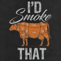 Chef Butcher Cook BBQ Cow Beef Funny Sayings Meat Lover Fan Adult Drive Performance Visor
