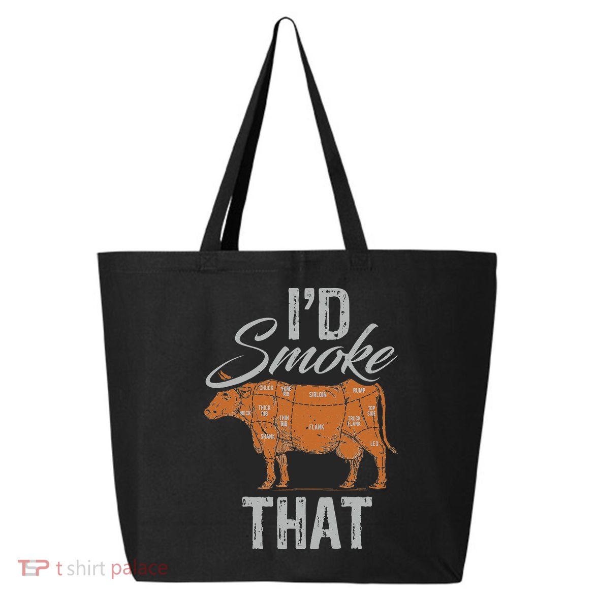 Chef Butcher Cook BBQ Cow Beef Funny Sayings Meat Lover Fan 25L Jumbo Tote