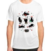 Christmas Black Cats Adult ChromaSoft Performance T-Shirt