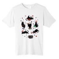 Christmas Black Cats Tall Fusion ChromaSoft Performance T-Shirt