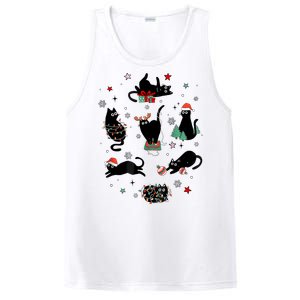 Christmas Black Cats PosiCharge Competitor Tank