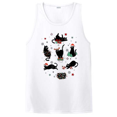 Christmas Black Cats PosiCharge Competitor Tank