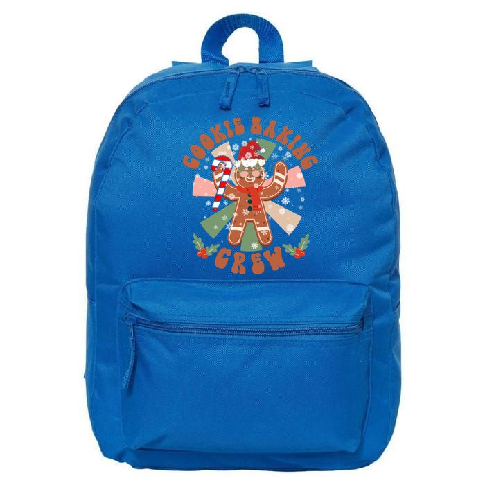 Cookie Baking Crew Groovy Retro Christmas Matching Family Gift 16 in Basic Backpack