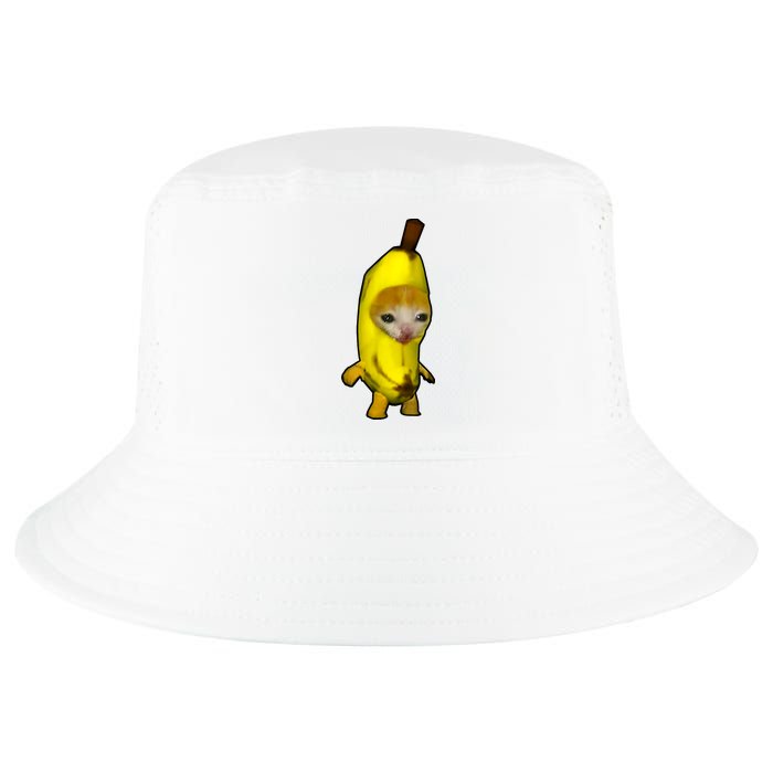 Cute Banana Cat Happy Bananacat Meme Kitty Cat Lovers Meme Cool Comfort Performance Bucket Hat