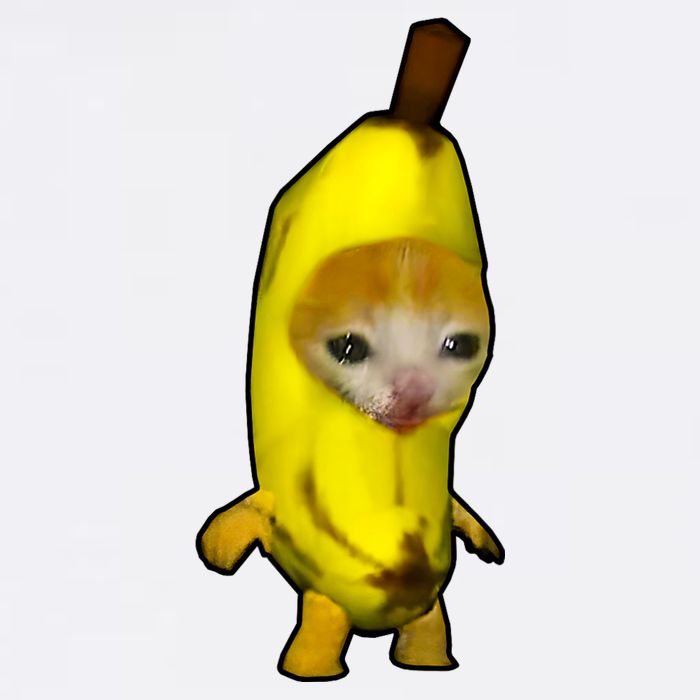 Cute Banana Cat Happy Bananacat Meme Kitty Cat Lovers Meme Cool Comfort Performance Bucket Hat