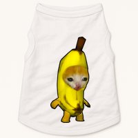 Cute Banana Cat Happy Bananacat Meme Kitty Cat Lovers Meme Doggie Tank