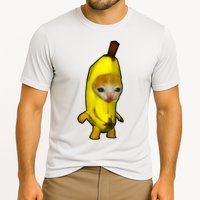 Cute Banana Cat Happy Bananacat Meme Kitty Cat Lovers Meme Cooling Performance Crew T-Shirt