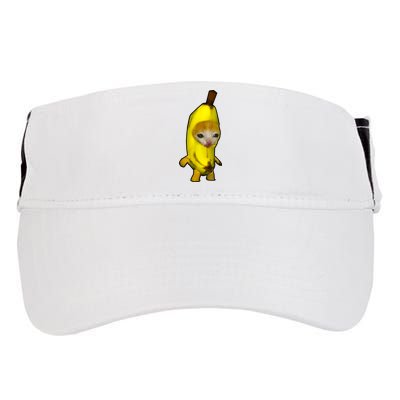 Cute Banana Cat Happy Bananacat Meme Kitty Cat Lovers Meme Adult Drive Performance Visor