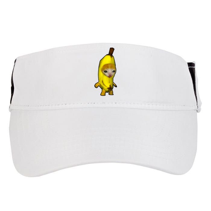 Cute Banana Cat Happy Bananacat Meme Kitty Cat Lovers Meme Adult Drive Performance Visor