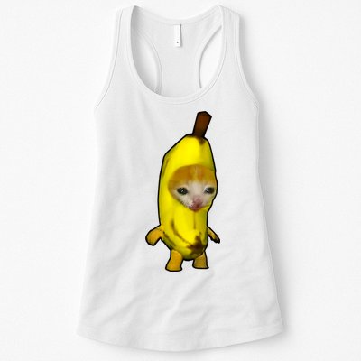 Cute Banana Cat Happy Bananacat Meme Kitty Cat Lovers Meme Womens Tank Top