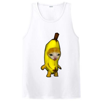 Cute Banana Cat Happy Bananacat Meme Kitty Cat Lovers Meme PosiCharge Competitor Tank