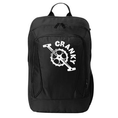 Cranky Bicycle Crank Cool Bike Rider Builder City Backpack