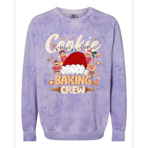 Cookie Baking Crew Shirt Christmas Santa Gingerbread Xmas Colorblast Crewneck Sweatshirt