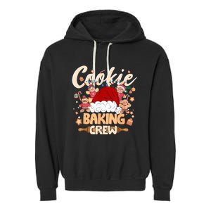 Cookie Baking Crew Shirt Christmas Santa Gingerbread Xmas Garment-Dyed Fleece Hoodie