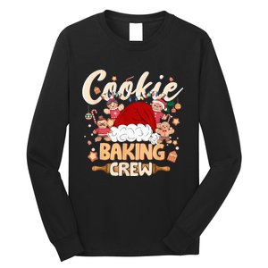 Cookie Baking Crew Shirt Christmas Santa Gingerbread Xmas Long Sleeve Shirt