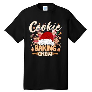 Cookie Baking Crew Shirt Christmas Santa Gingerbread Xmas Tall T-Shirt