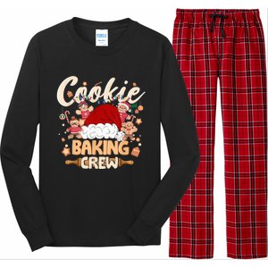 Cookie Baking Crew Shirt Christmas Santa Gingerbread Xmas Long Sleeve Pajama Set