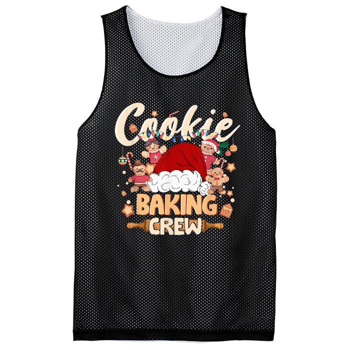 Cookie Baking Crew Shirt Christmas Santa Gingerbread Xmas Mesh Reversible Basketball Jersey Tank