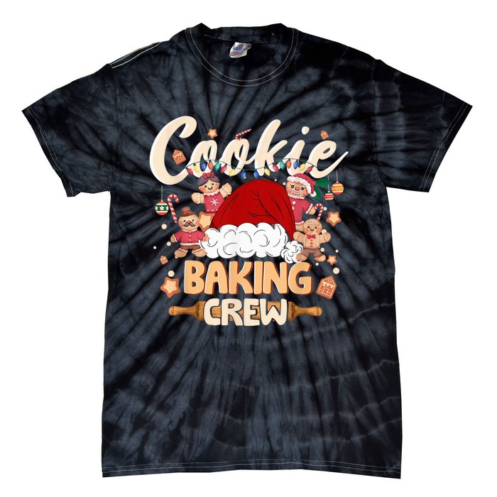 Cookie Baking Crew Shirt Christmas Santa Gingerbread Xmas Tie-Dye T-Shirt