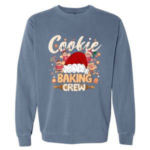 Cookie Baking Crew Shirt Christmas Santa Gingerbread Xmas Garment-Dyed Sweatshirt