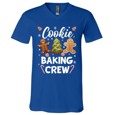 Cookie Baking Crew Happy Christmas Gift V-Neck T-Shirt