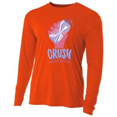 Crush Breast Cancer Can Cooling Performance Long Sleeve Crew