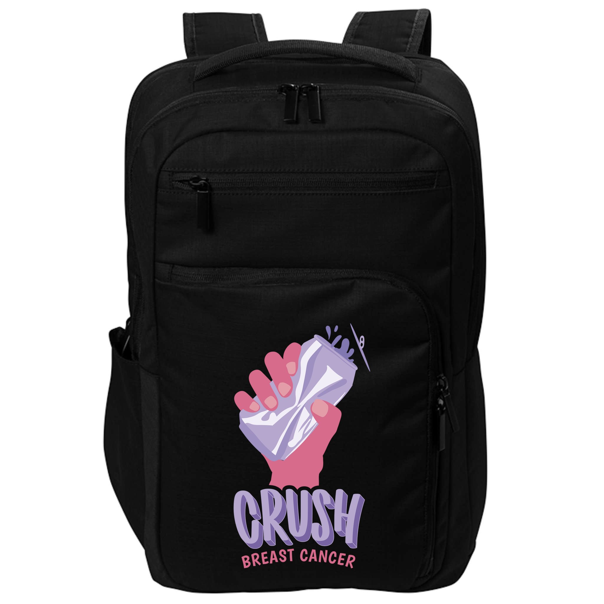 Crush Breast Cancer Can Impact Tech Backpack
