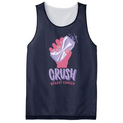 Crush Breast Cancer Can Mesh Reversible Basketball Jersey Tank