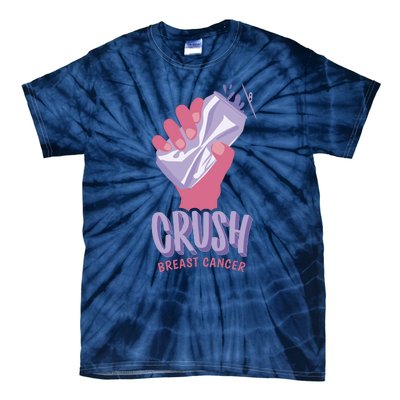 Crush Breast Cancer Can Tie-Dye T-Shirt