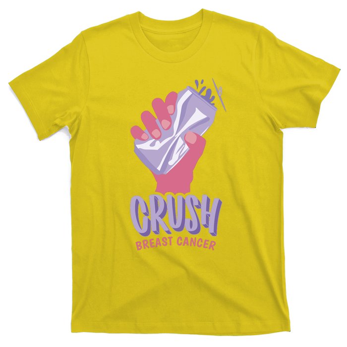 Crush Breast Cancer Can T-Shirt