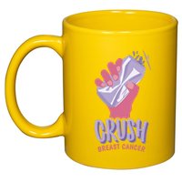 Crush Breast Cancer Can 11oz C Handle Ceramic Mug