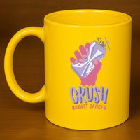 Crush Breast Cancer Can 11oz C Handle Ceramic Mug