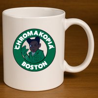 C.H.R.O.M.A.K.O.P.I.A Boston 11oz C Handle Ceramic Mug