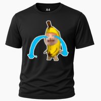 Crying Banana Cat Meme Performance Shirt
