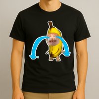 Crying Banana Cat Meme T-Shirt