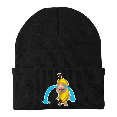 Crying Banana Cat Meme Beanie