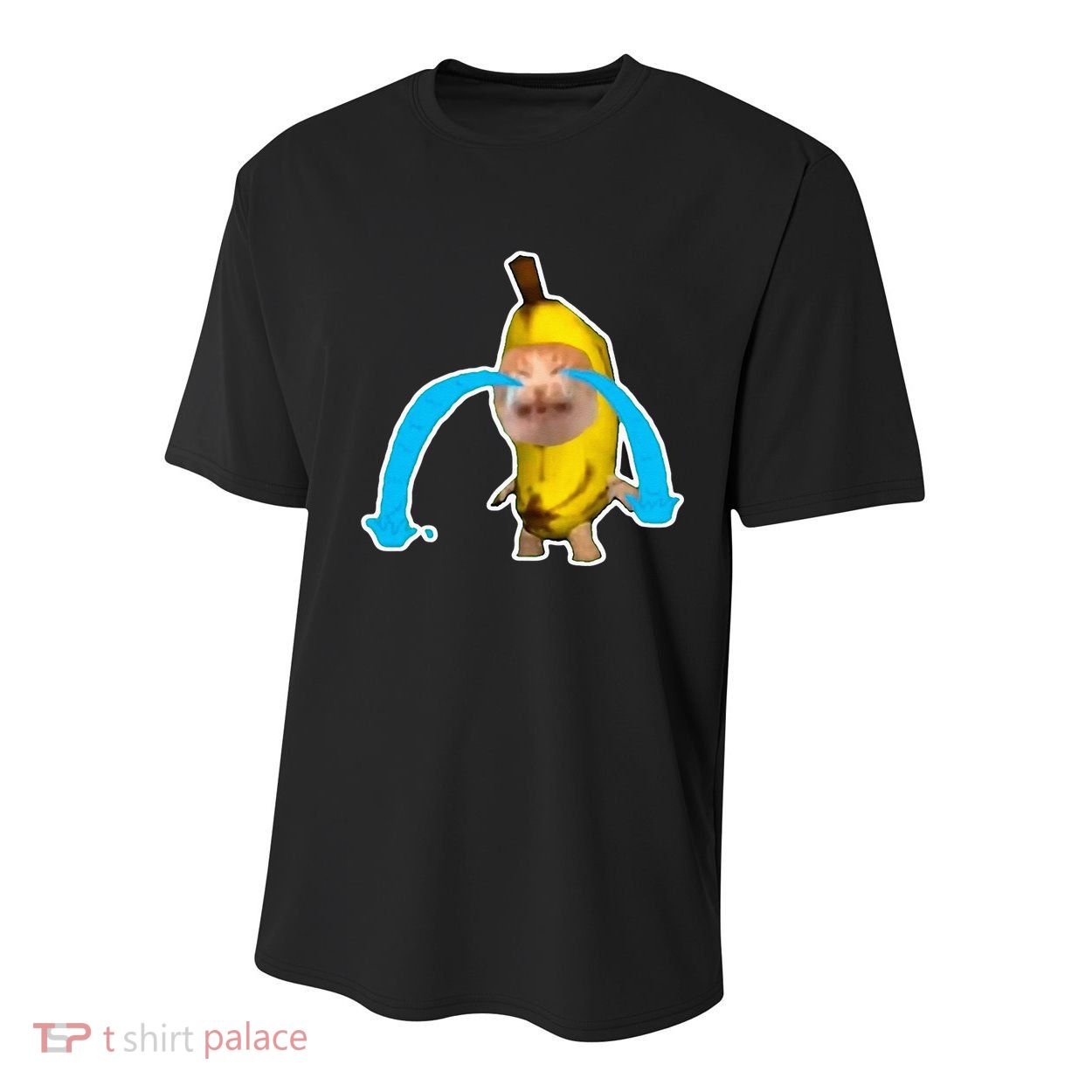 Crying Banana Cat Meme Youth Performance Sprint T-Shirt