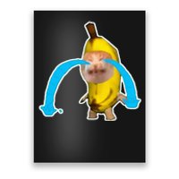 Crying Banana Cat Meme Poster