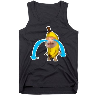 Crying Banana Cat Meme Tank Top