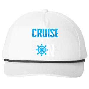 Cruising Boat Cruise Mode On Cruise Ship Snapback Five-Panel Rope Hat