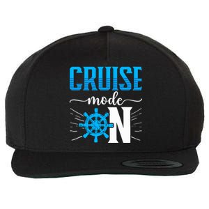 Cruising Boat Cruise Mode On Cruise Ship Wool Snapback Cap