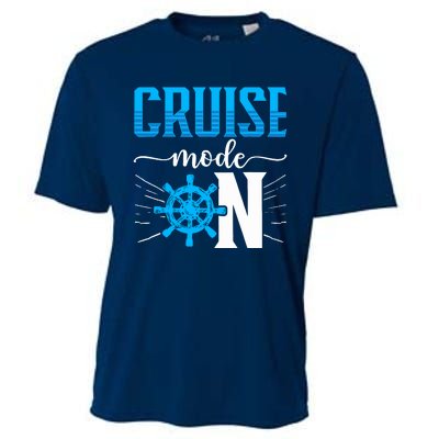 Cruising Boat Cruise Mode On Cruise Ship Cooling Performance Crew T-Shirt