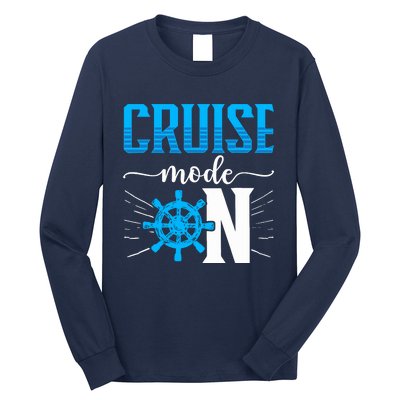 Cruising Boat Cruise Mode On Cruise Ship Long Sleeve Shirt