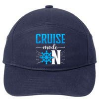 Cruising Boat Cruise Mode On Cruise Ship 7-Panel Snapback Hat