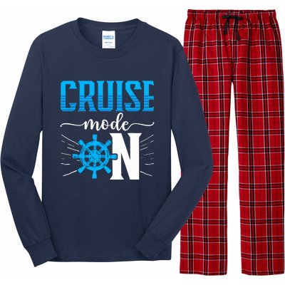 Cruising Boat Cruise Mode On Cruise Ship Long Sleeve Pajama Set