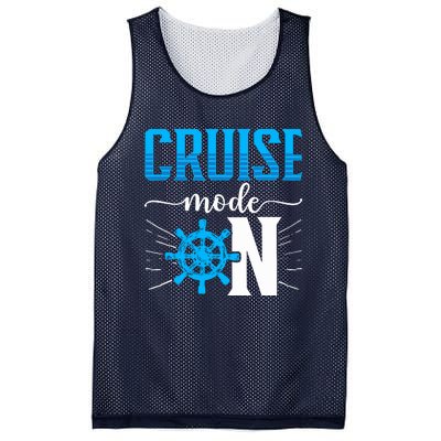 Cruising Boat Cruise Mode On Cruise Ship Mesh Reversible Basketball Jersey Tank