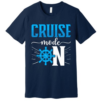 Cruising Boat Cruise Mode On Cruise Ship Premium T-Shirt